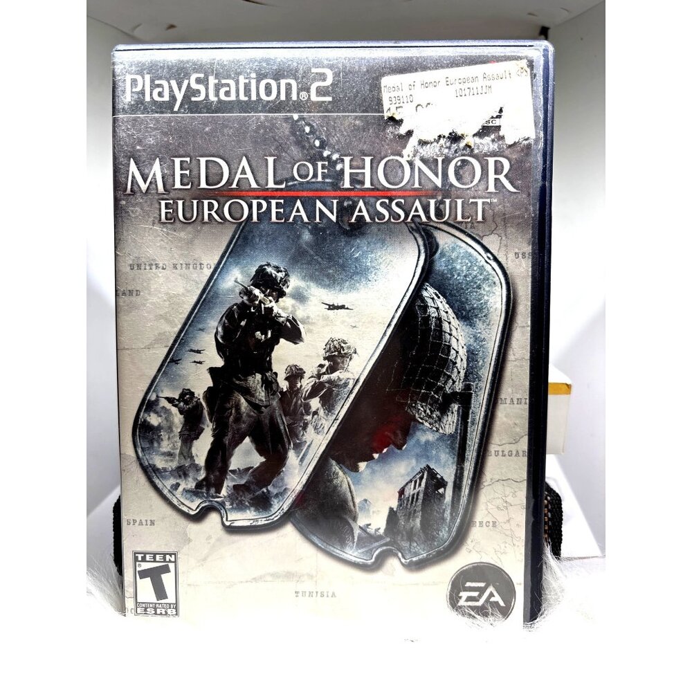 PS 2 Medal of Honor European Game Assault Teen Preowned Case & Manual Included